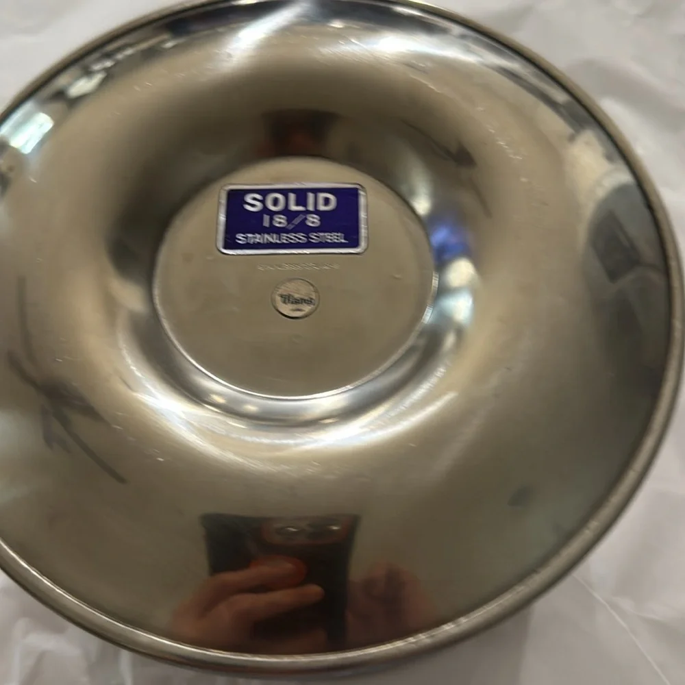 🔥Vintage lot SALE🔥Denmark and Viking Stainless Steel Bowl with Plate